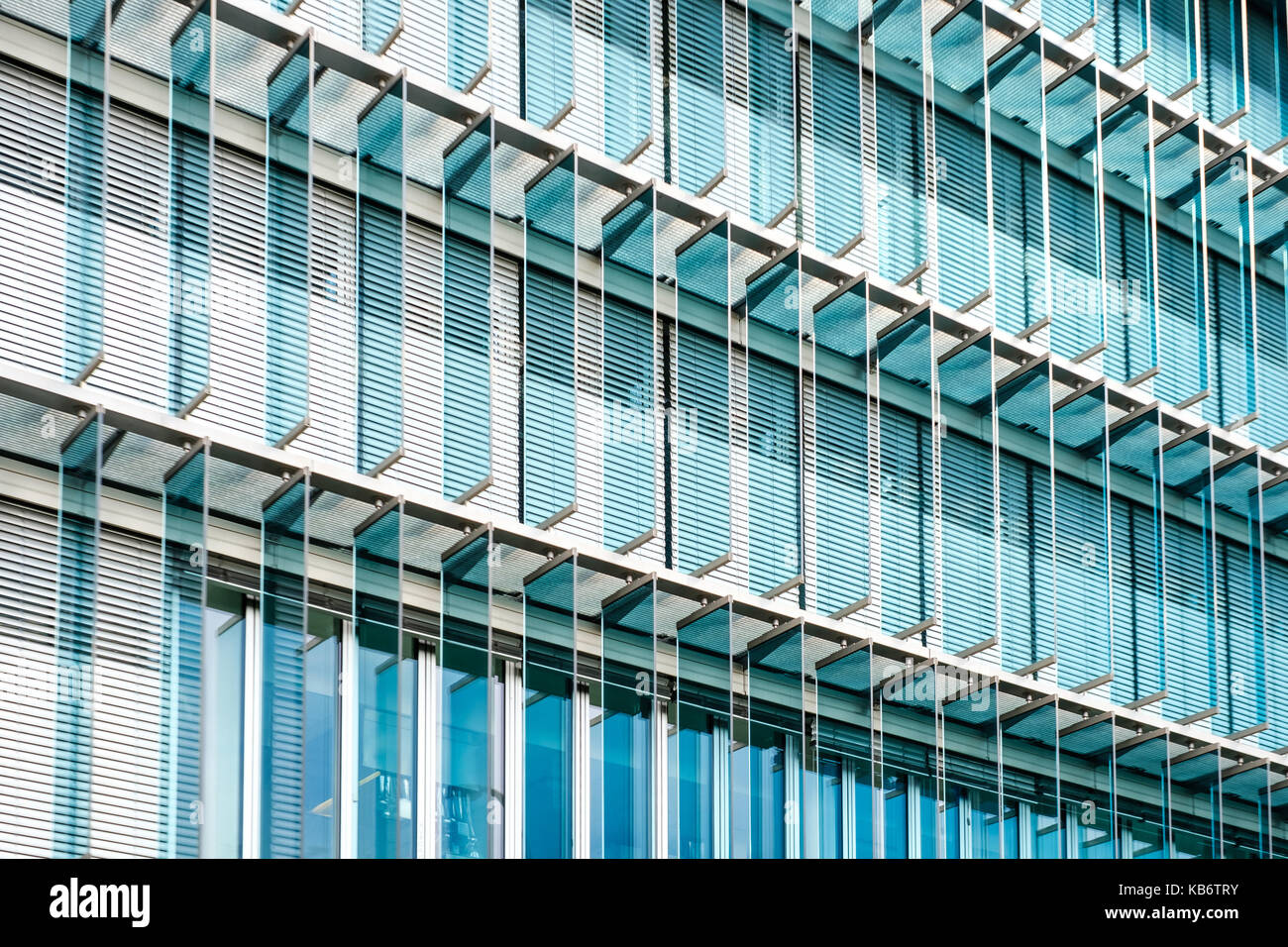 modern glass facade - office building  background Stock Photo