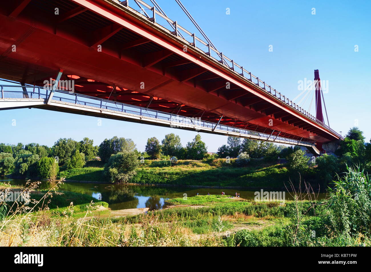 Indiano Bridge Florence Italy Stock Photo