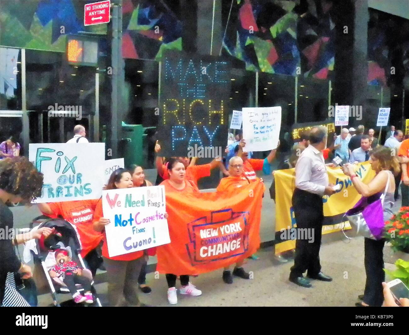 Anti gentrification protest new york hi-res stock photography and ...