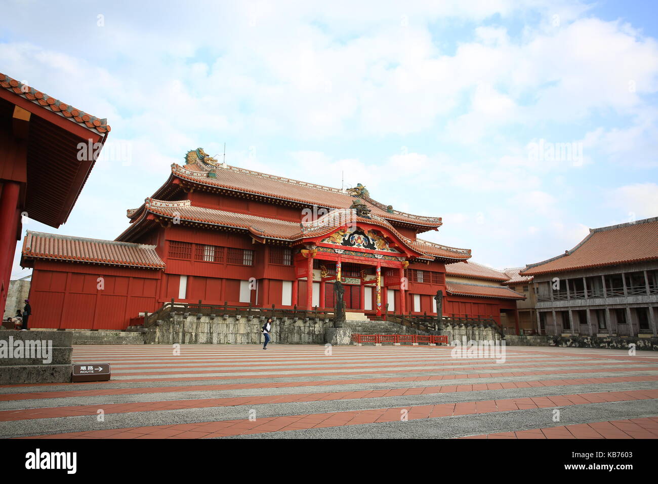 Shuri Castle in Okinawa Stock Photo