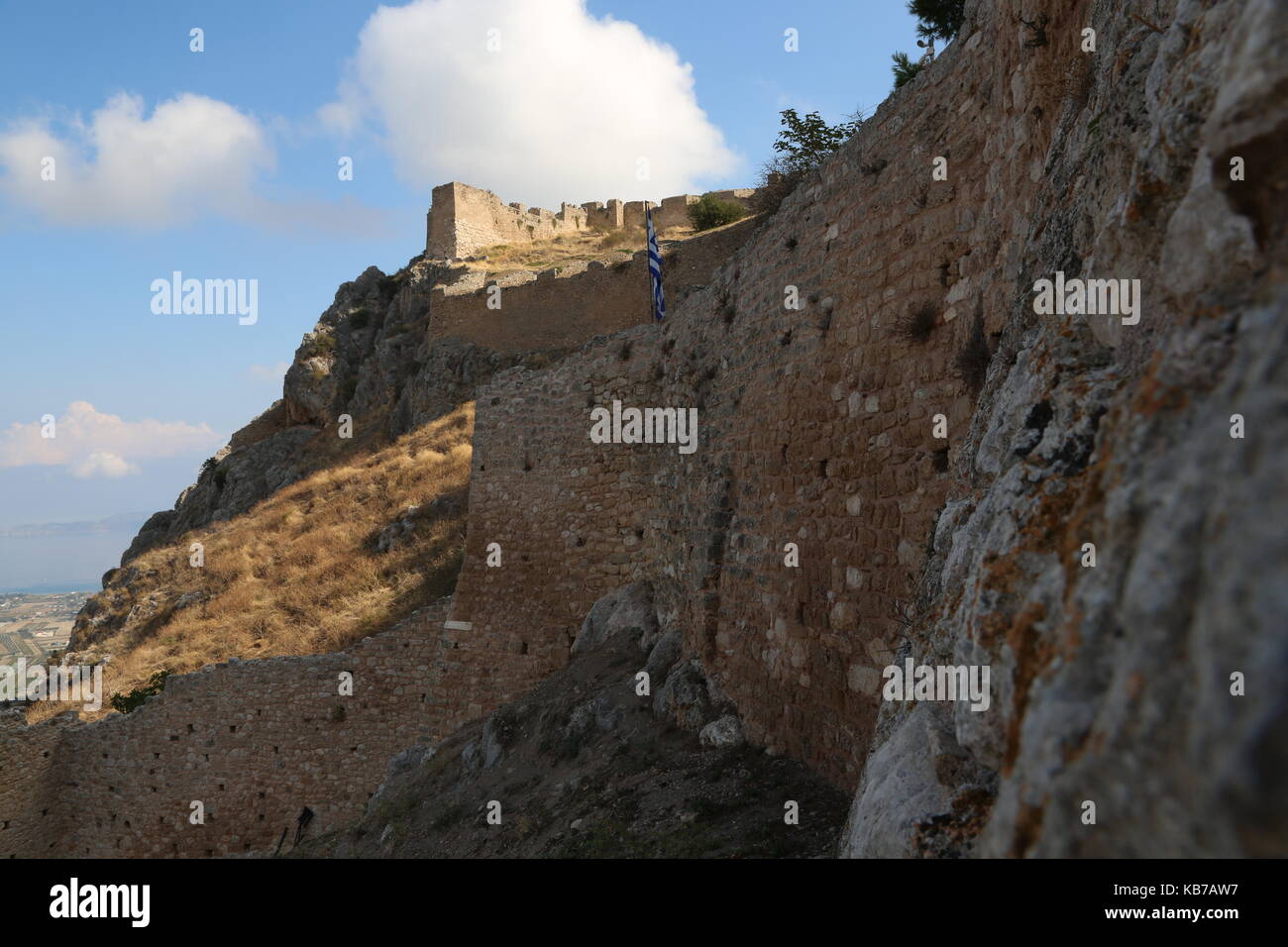 Acrocorinth, Korinthos, Greece Stock Photo