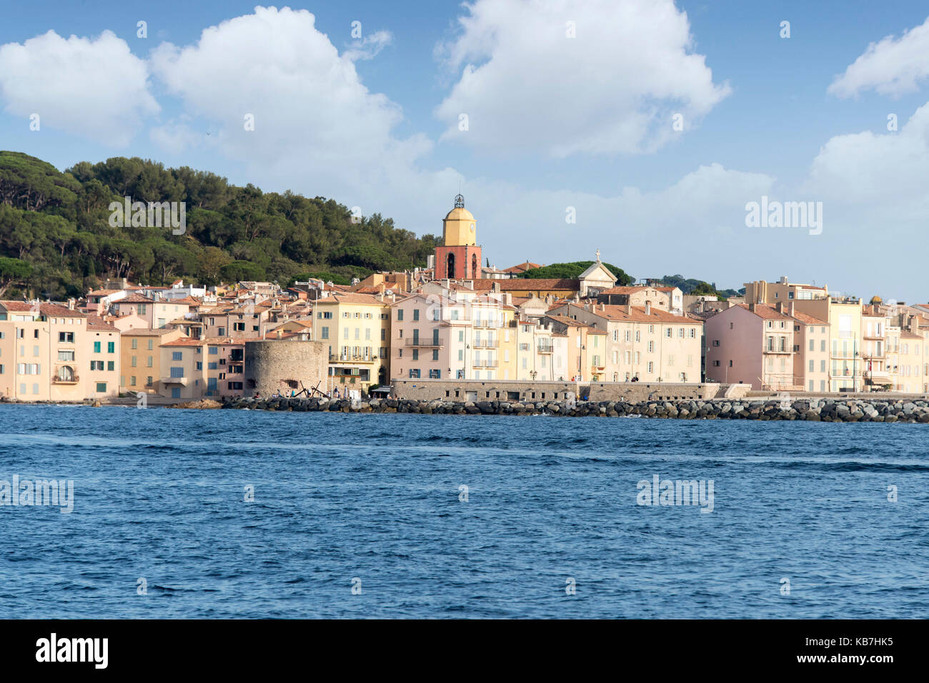 St Tropez France from the sea Stock Photo - Alamy