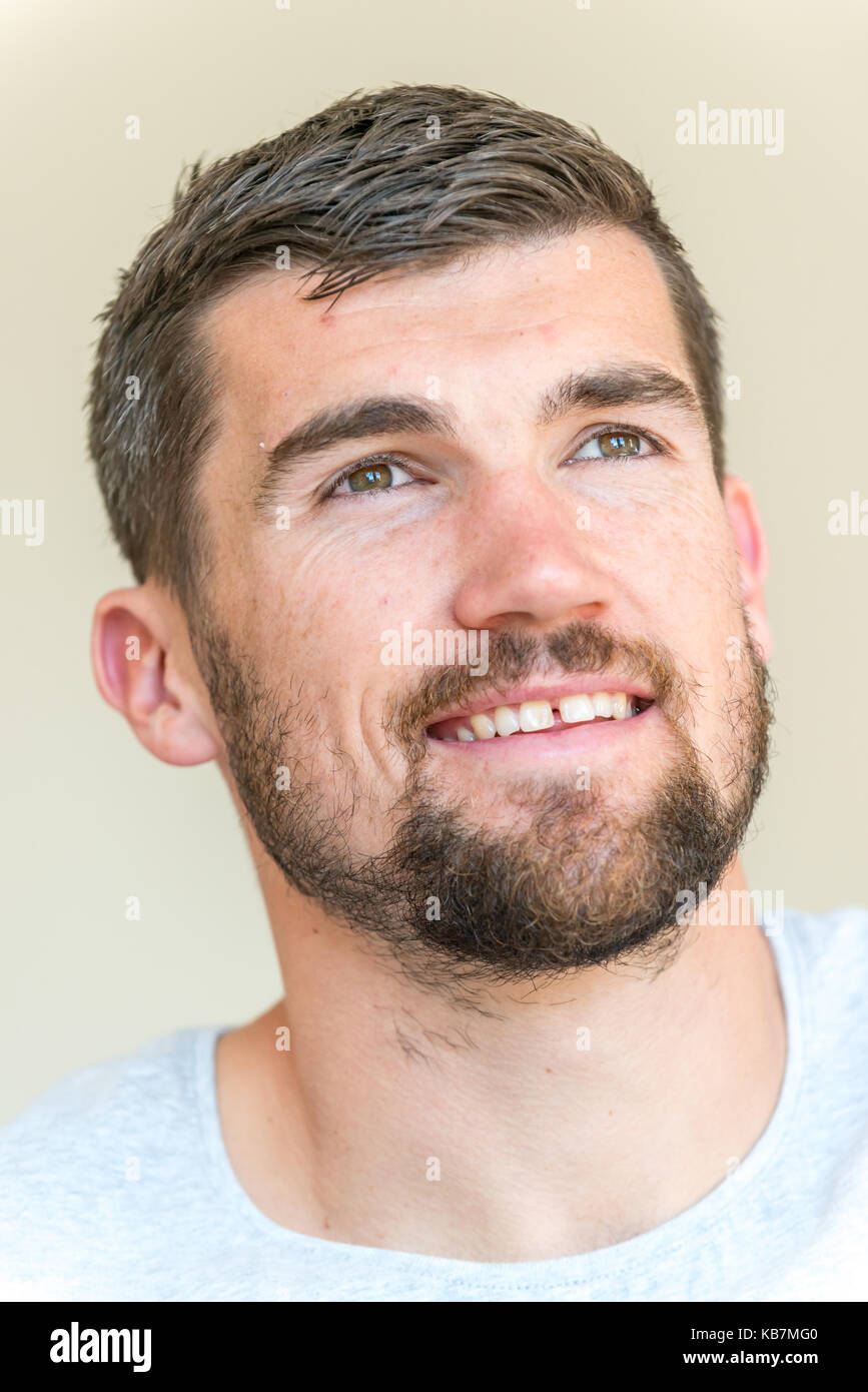 Mathew Ryan, professional goalkeeper, who plays Premier league football for Brighton and Hove Albion FC and the Australian national team. Stock Photo