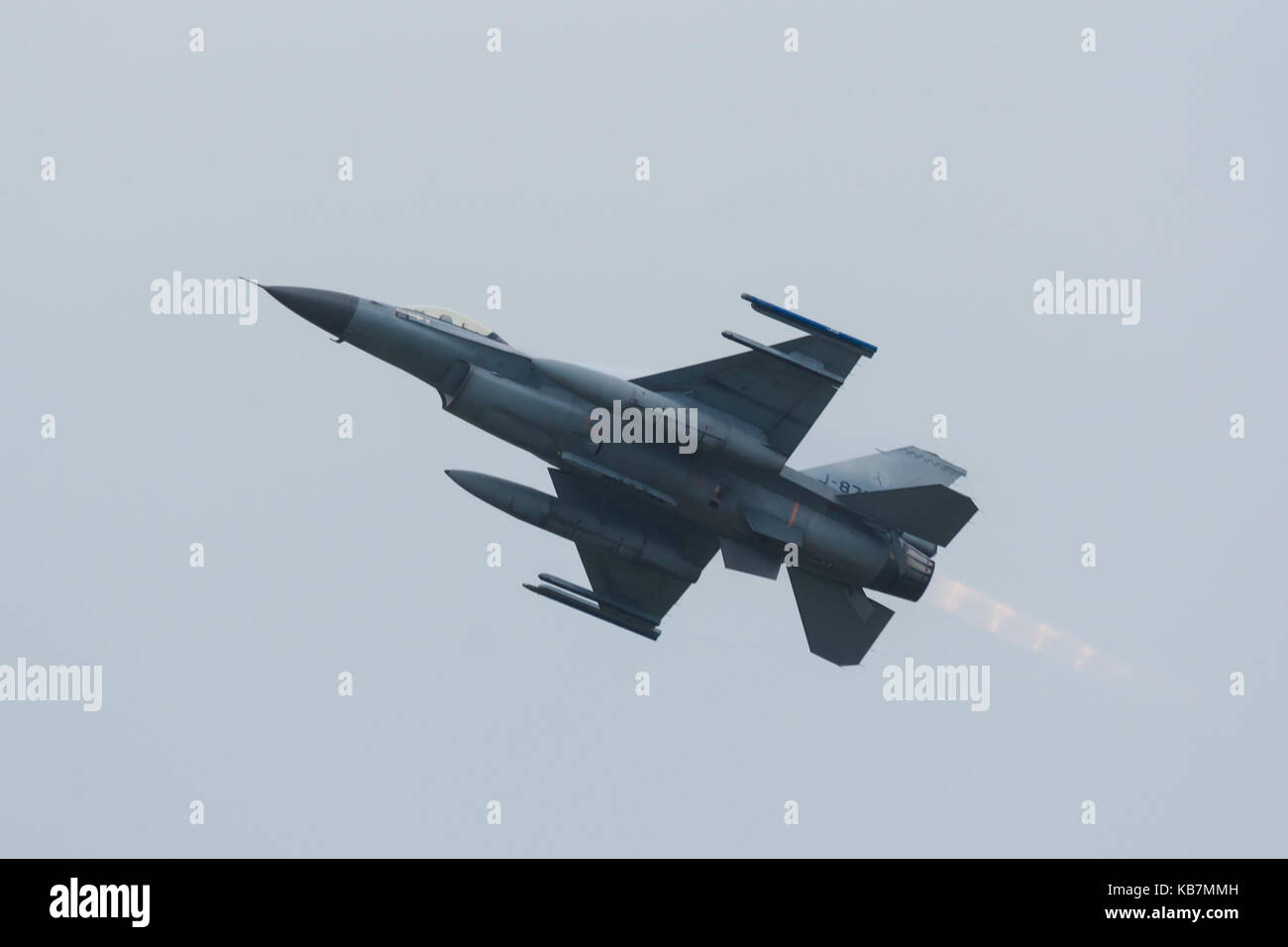 Lockheed Martin F-16AM Fighting Falcon at Luchtmachtdagen Stock Photo