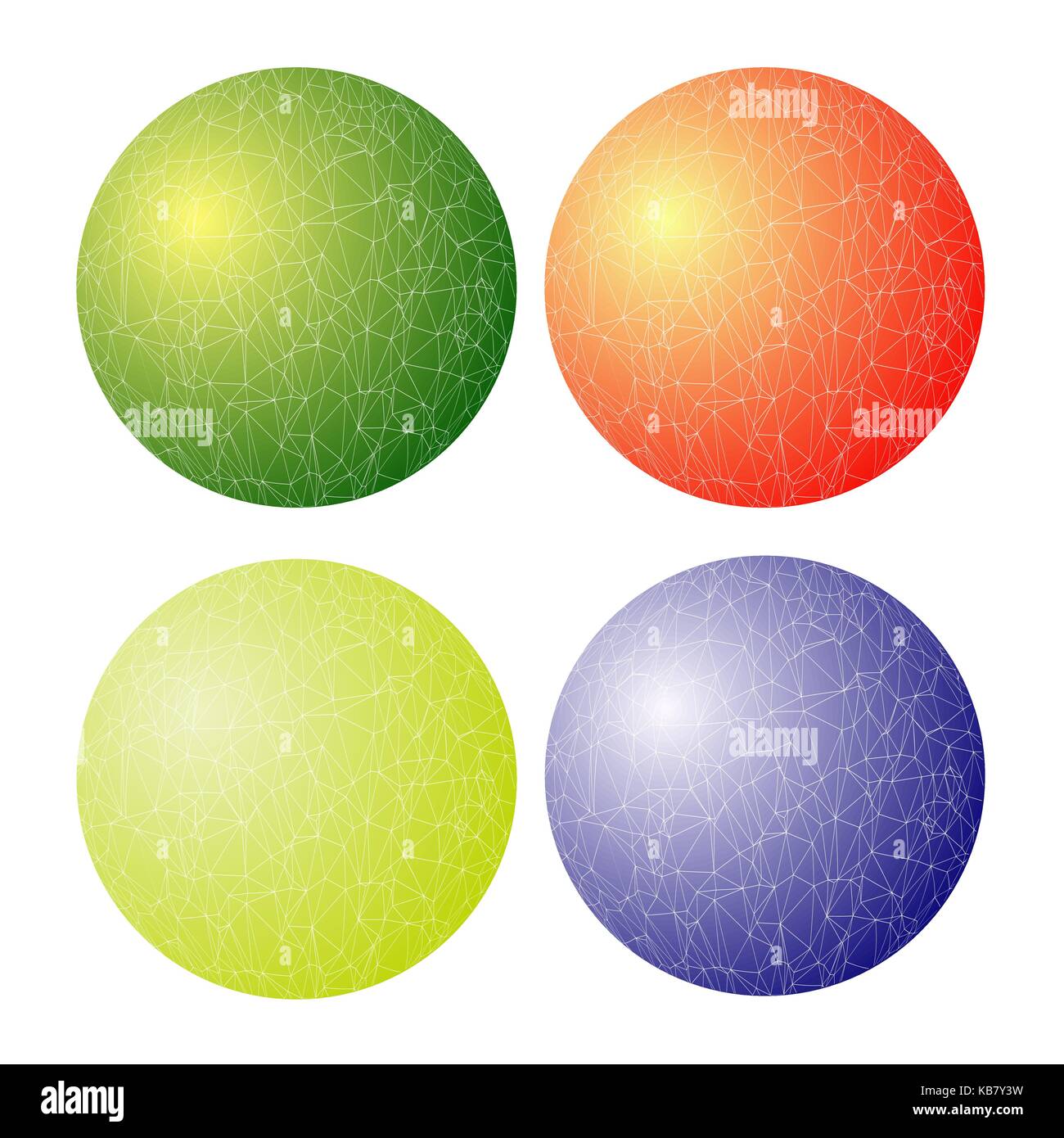 Set of Colorful Spheres Stock Vector Image & Art - Alamy