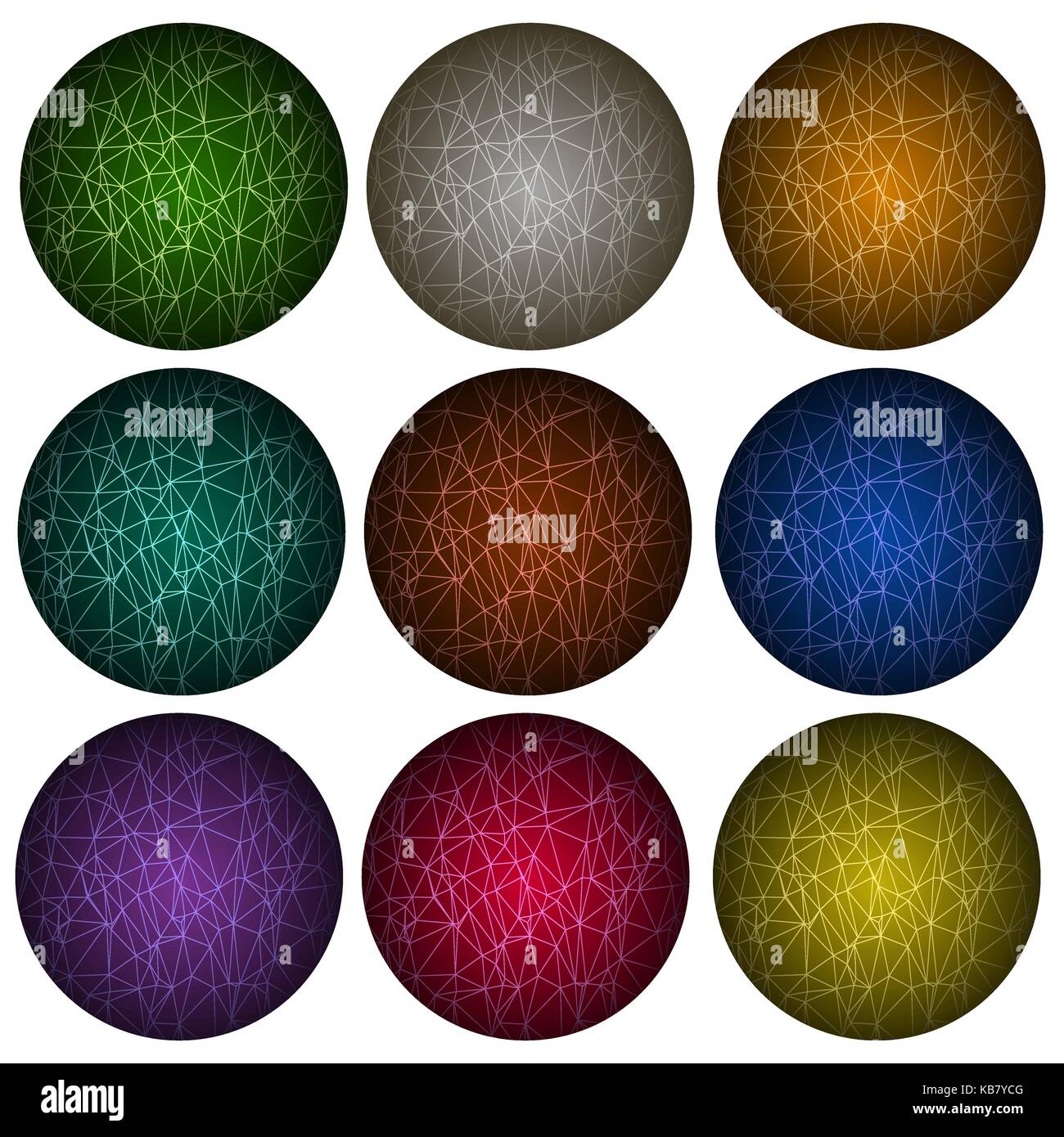 Set of Colorful Spheres Stock Vector Image & Art - Alamy