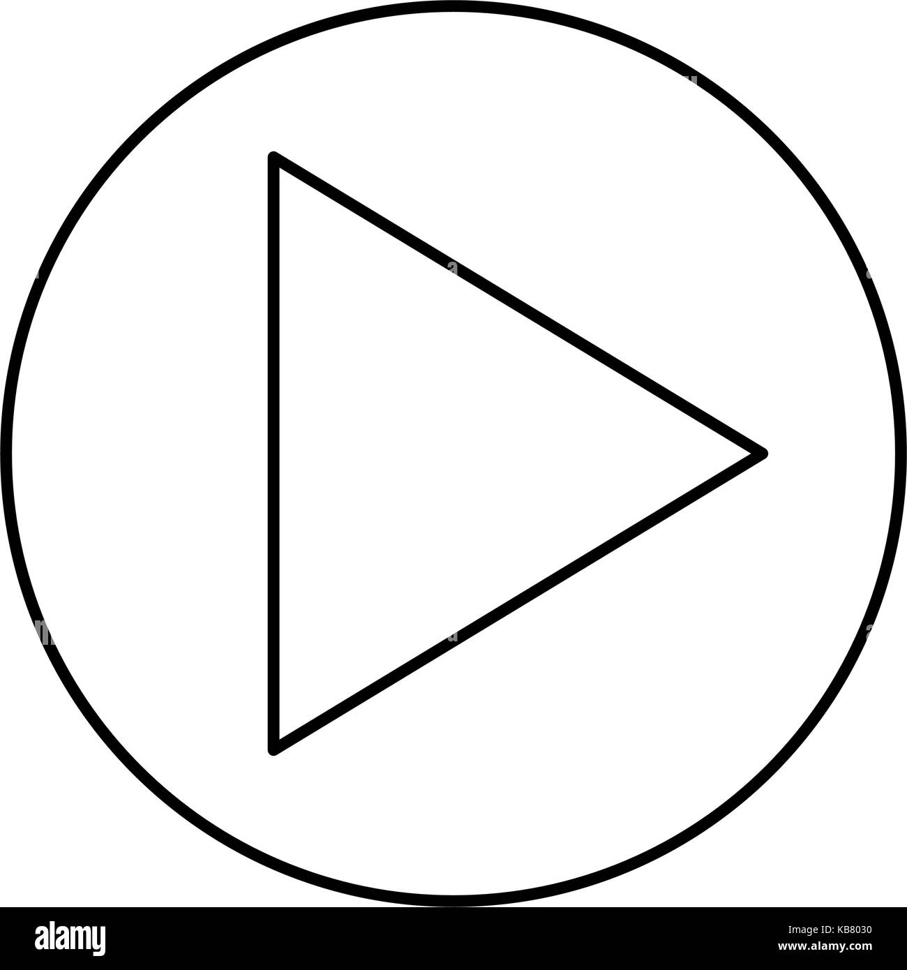 play button isolated icon vector illustration design Stock Vector Image ...