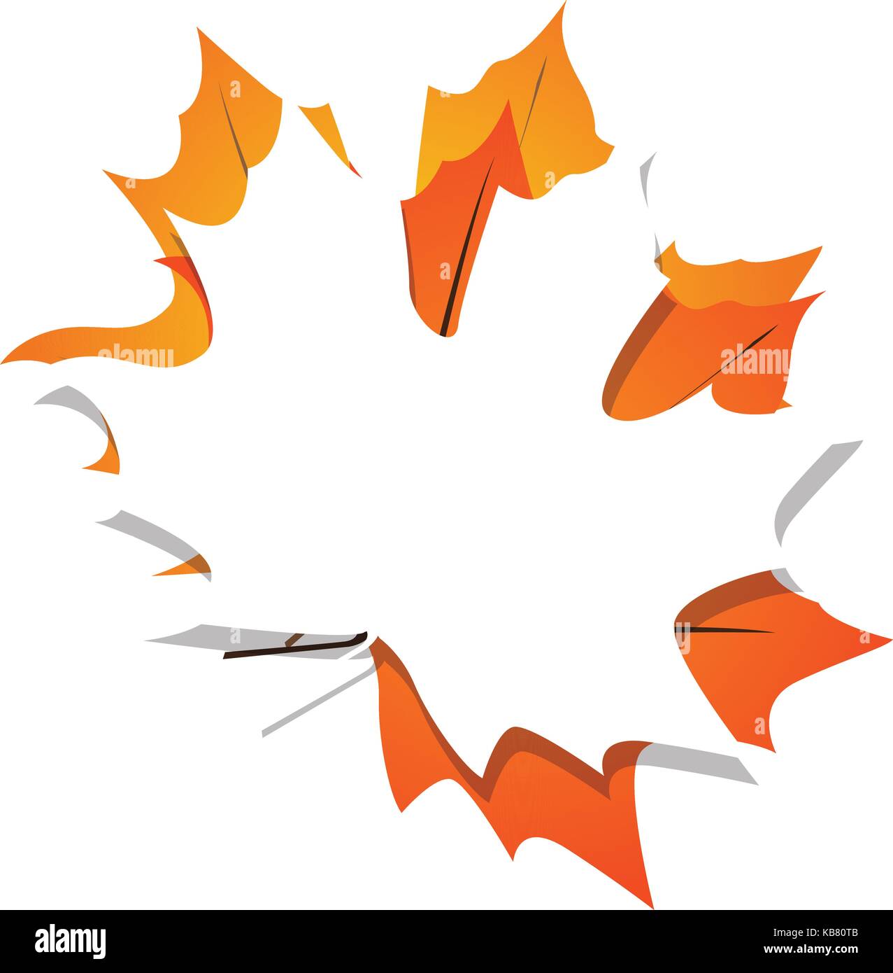 Isolated fall leaves Stock Vector Image & Art - Alamy