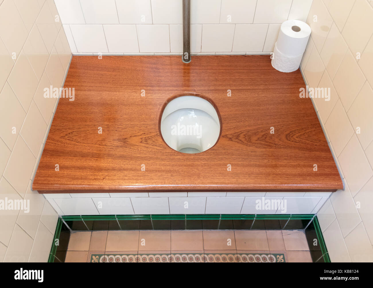 Very old toilet in the Netherlands Still being used Stock Photo Alamy