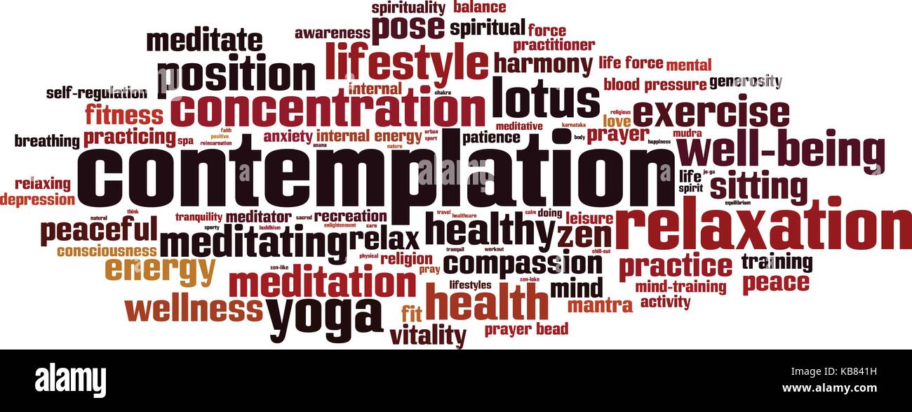 Words Associated Healing Vibes Word Cloud Stock Illustration