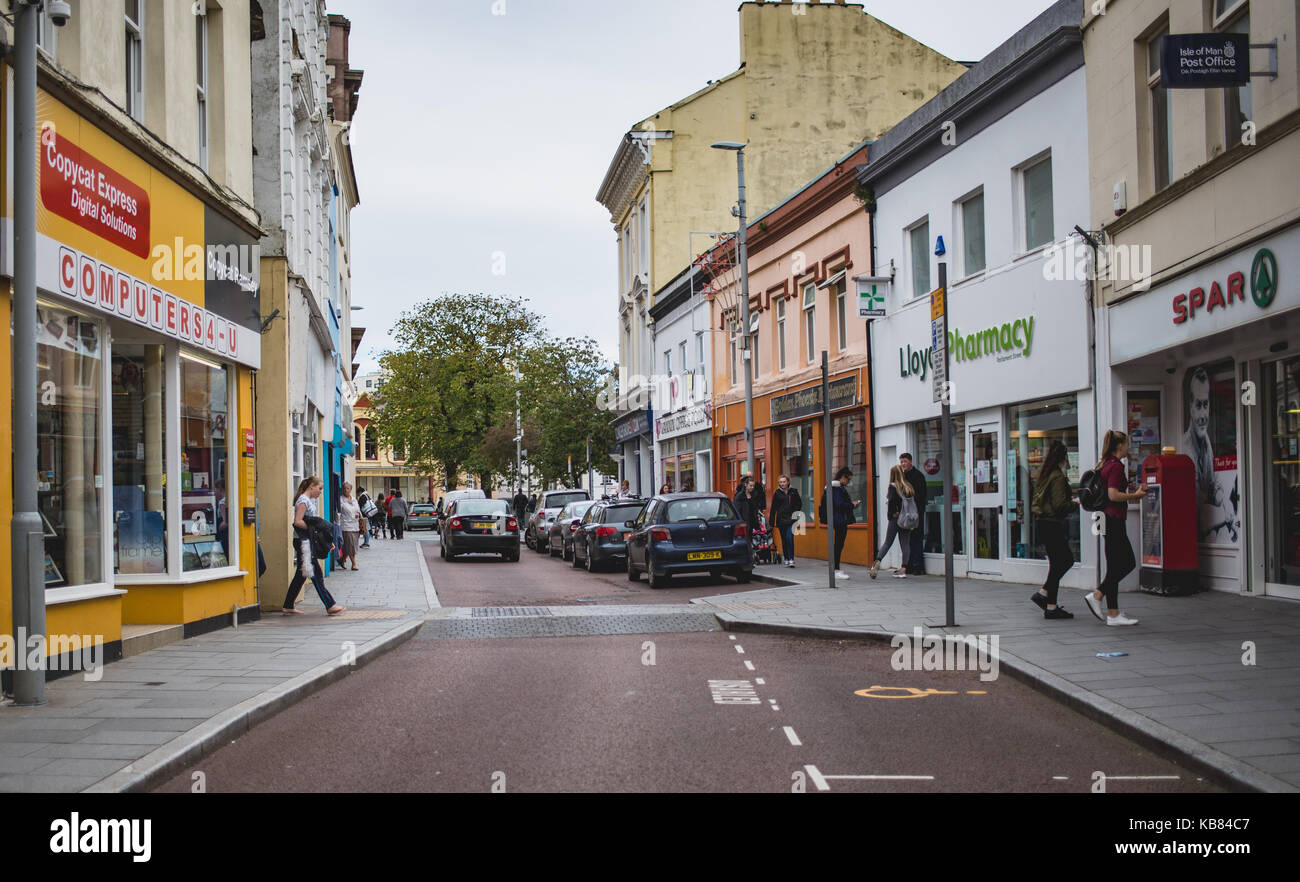 Ramsey shopping street Stock Photo Alamy