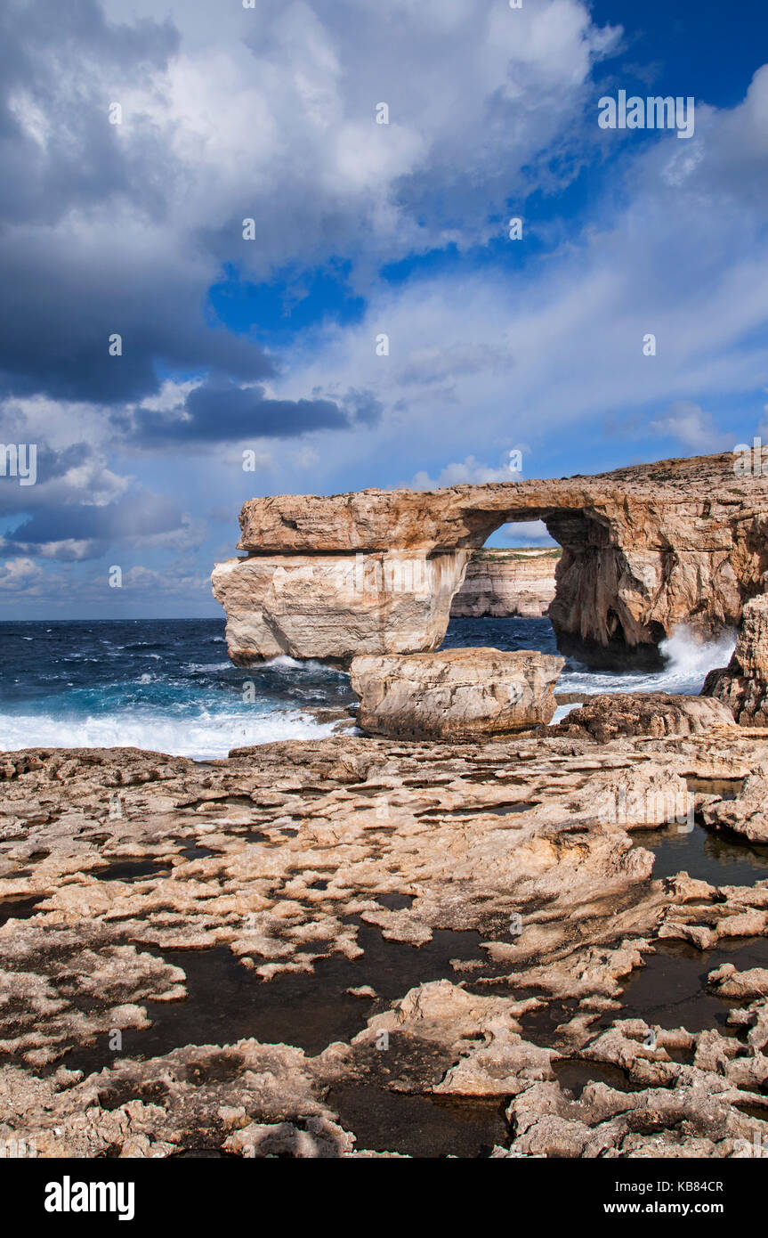 The Azure Window on the Maltese Island of Gozo Stock Photo Alamy