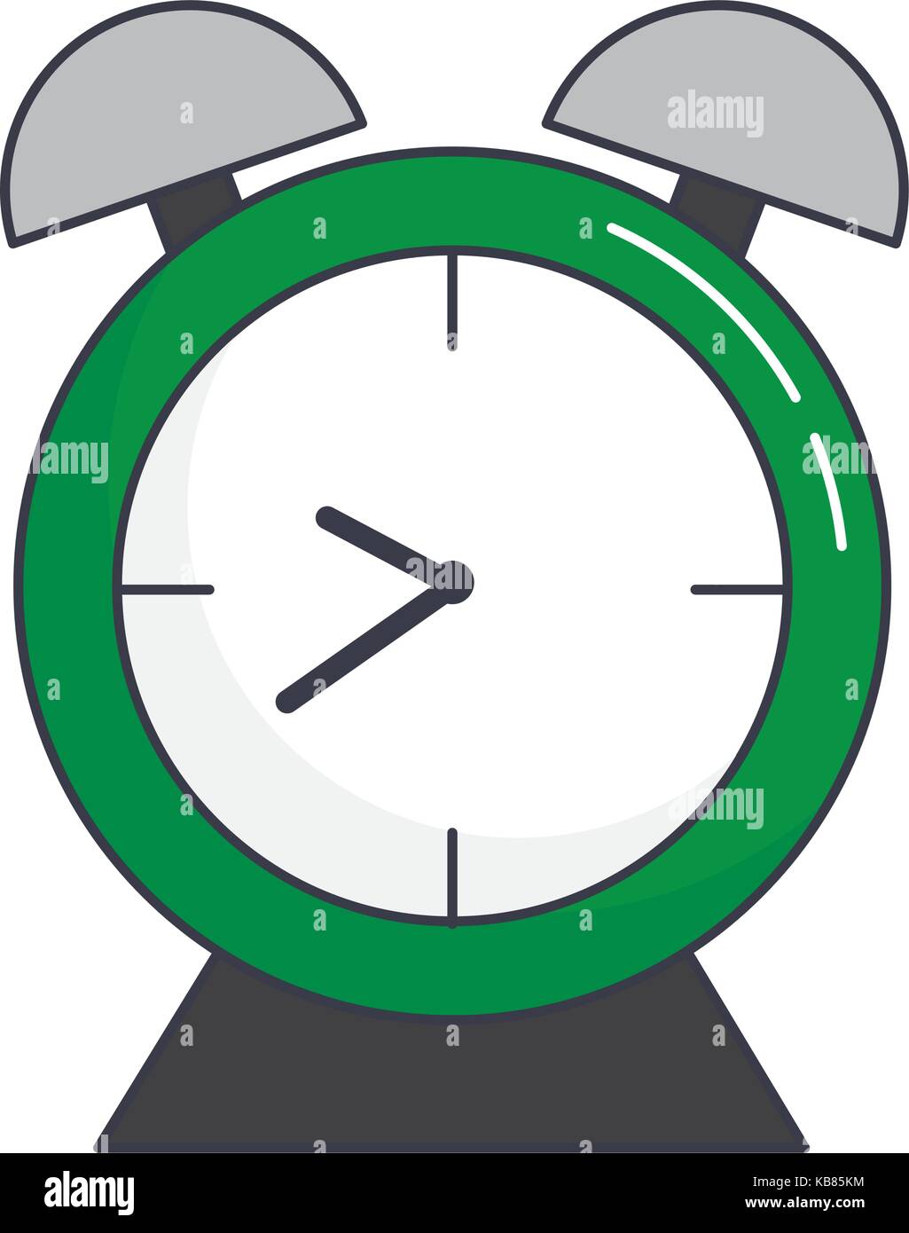 clock icon over white background vector illustration Stock Vector Image ...