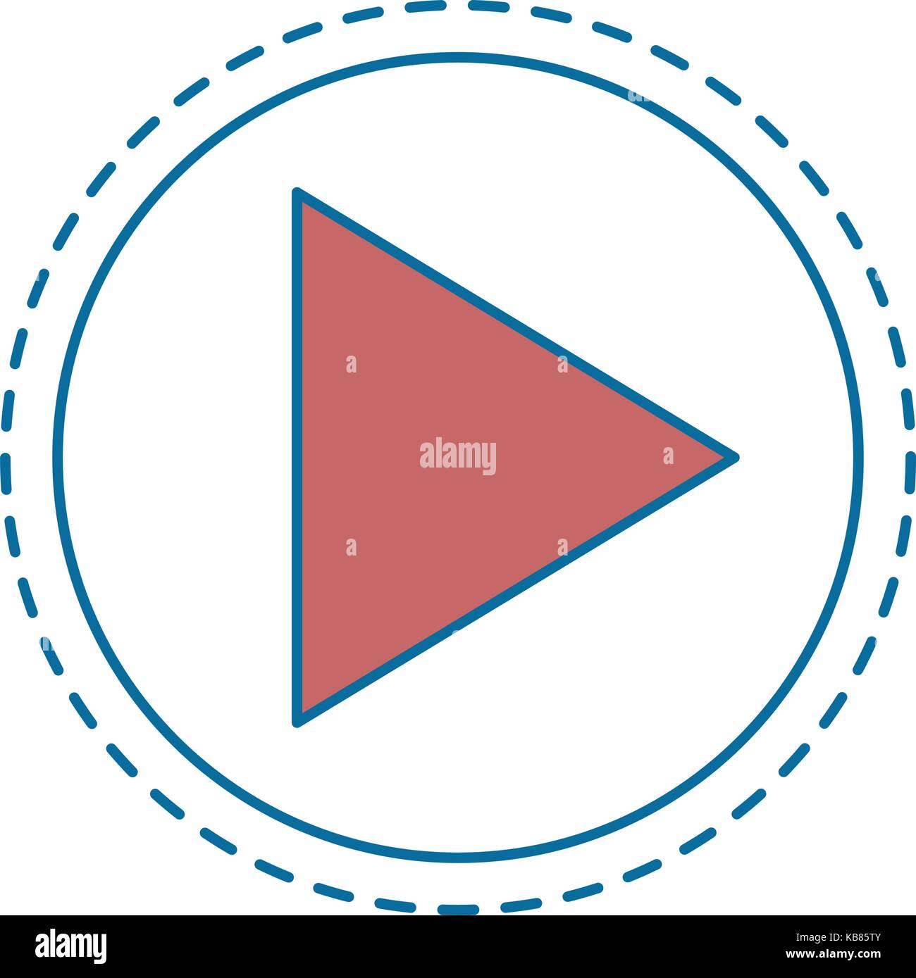 play button isolated icon vector illustration design Stock Vector Image ...