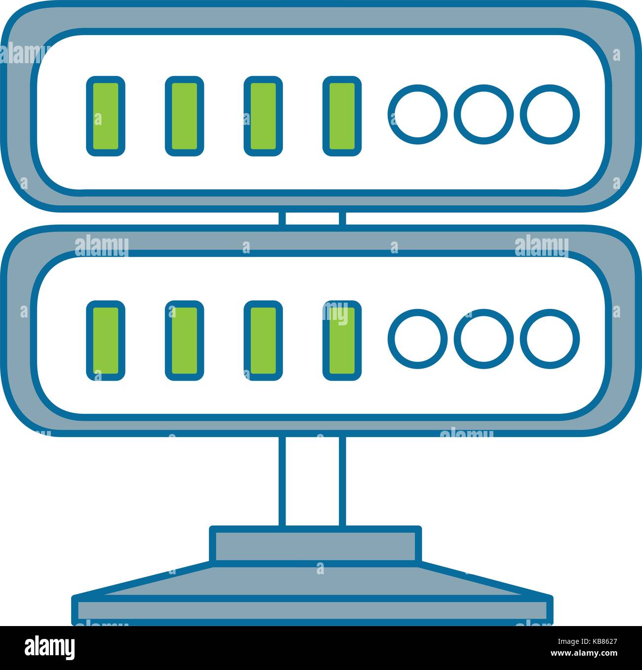 server data center icon vector illustration design Stock Vector Image ...