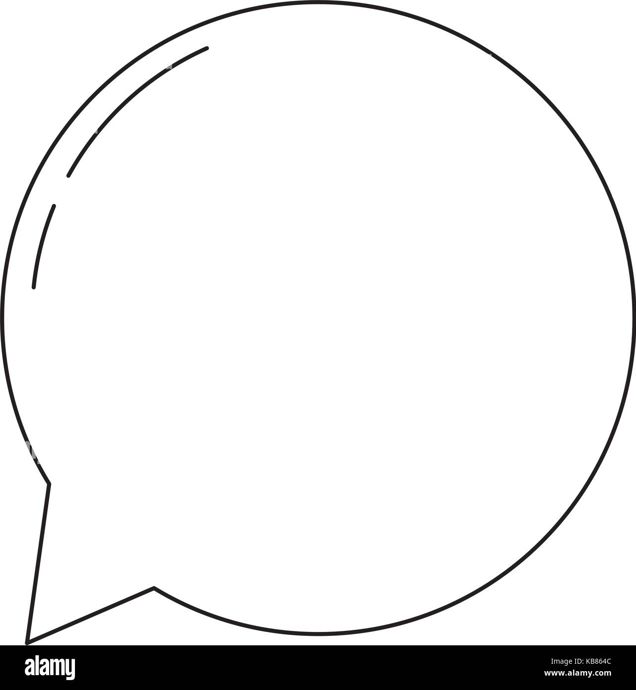 speech bubble icon over white background vector illustration Stock ...