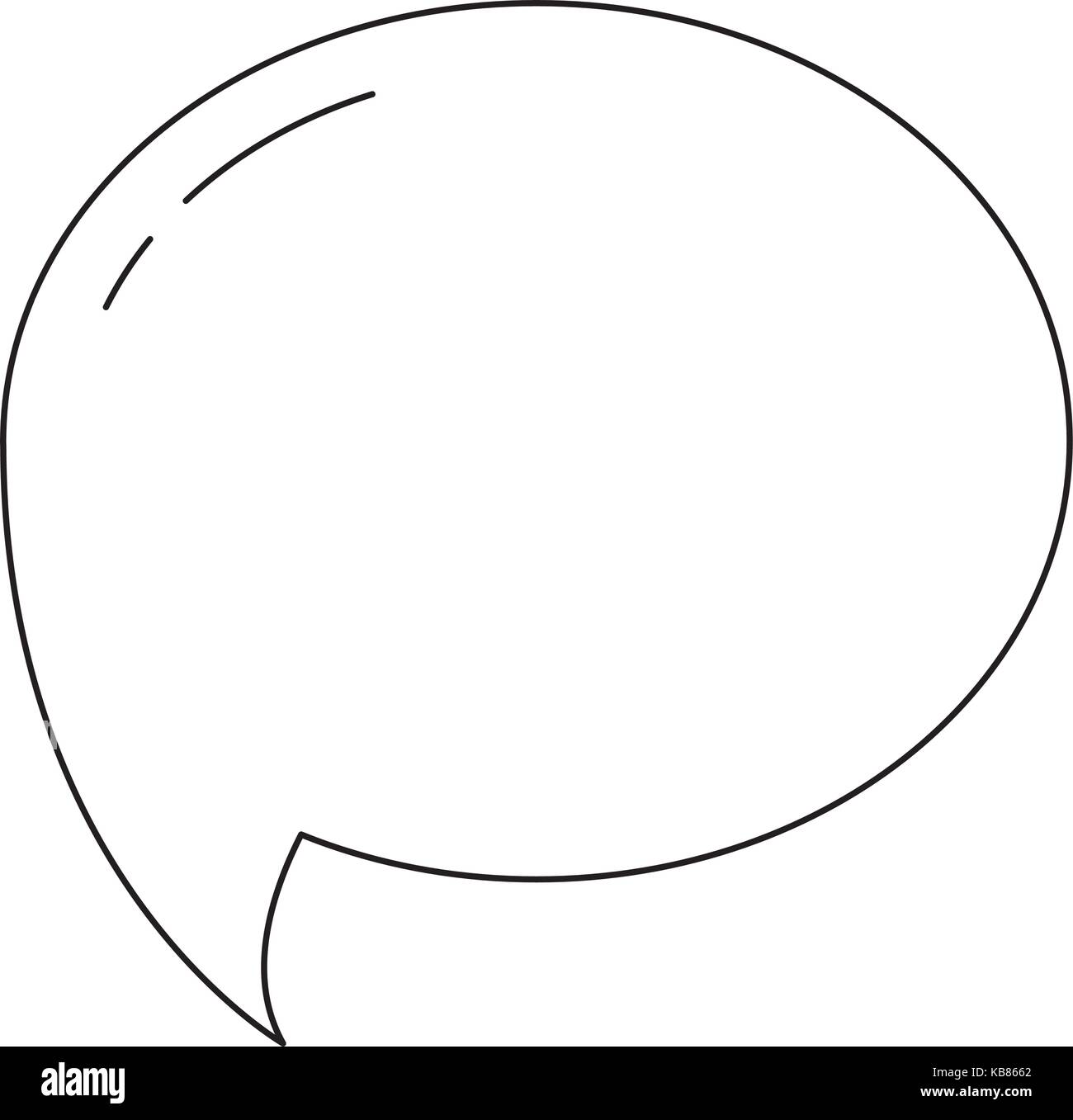 speech bubble icon over white background vector illustration Stock ...