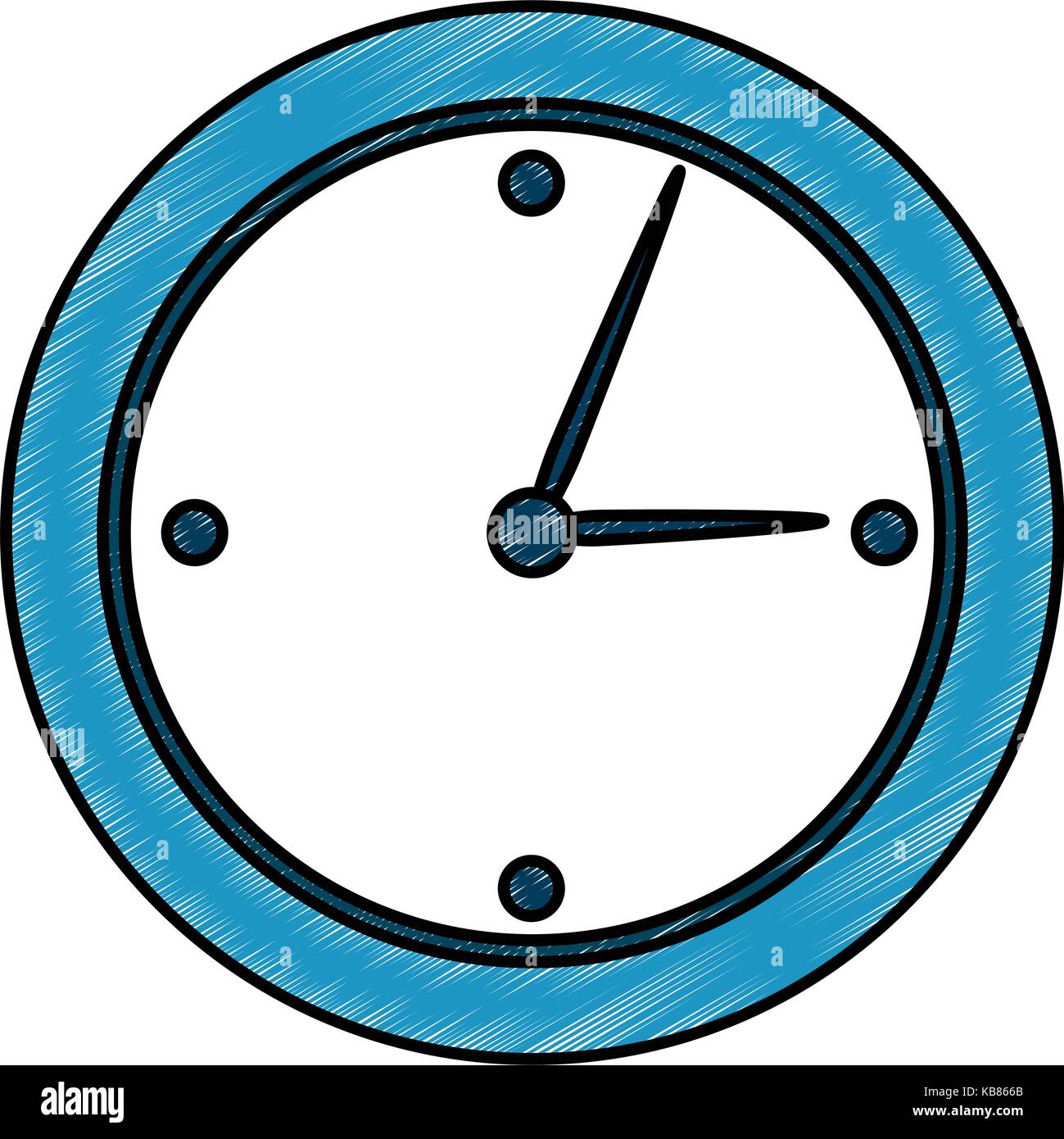 time clock isolated icon vector illustration design Stock Vector Image ...