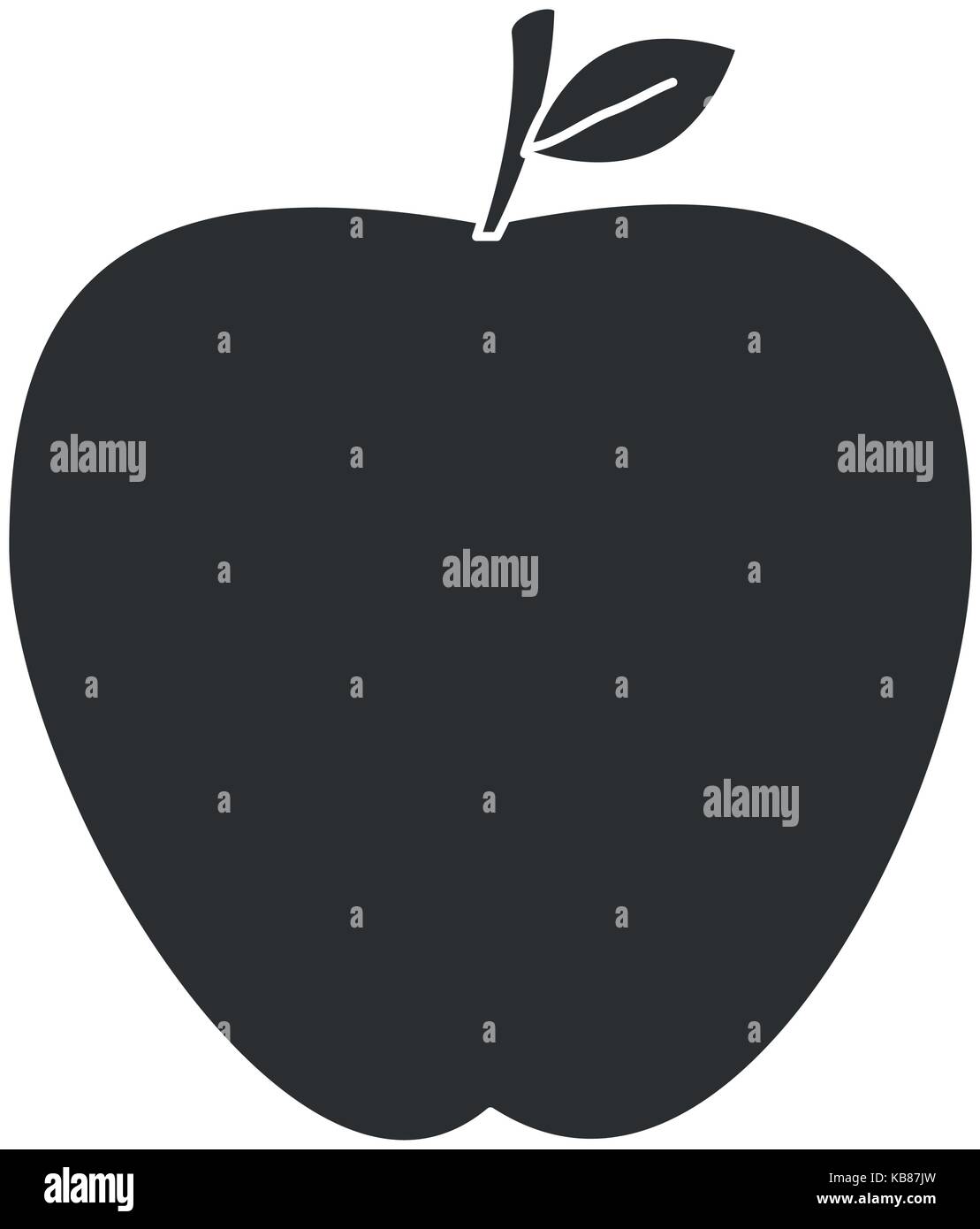 apple fresh fruit icon vector illustration design Stock Vector Image ...