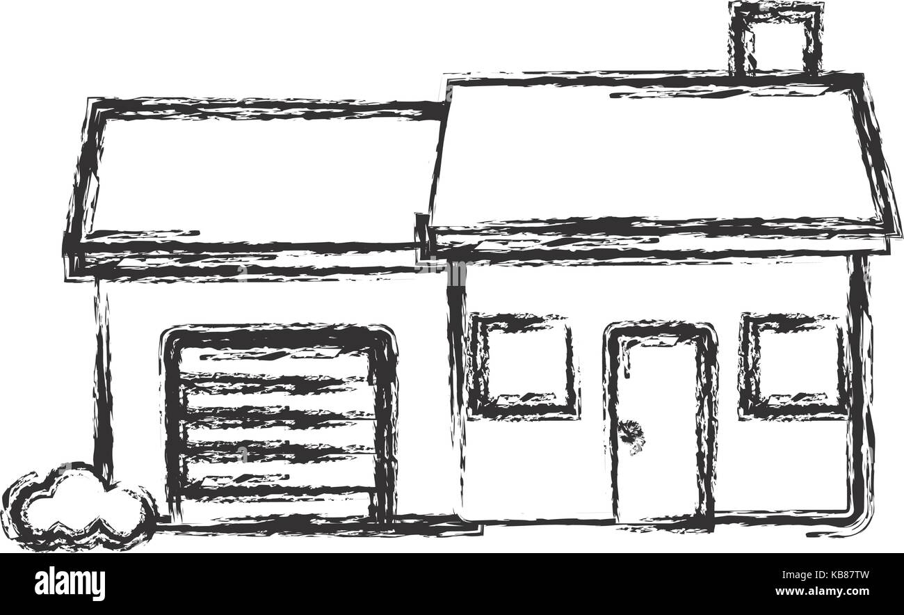 house icon over white background vector illustration Stock Vector Image ...