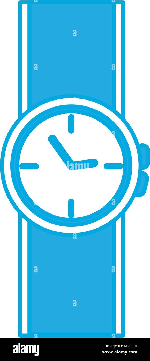 clock icon over white background vector illustration Stock Vector Image ...