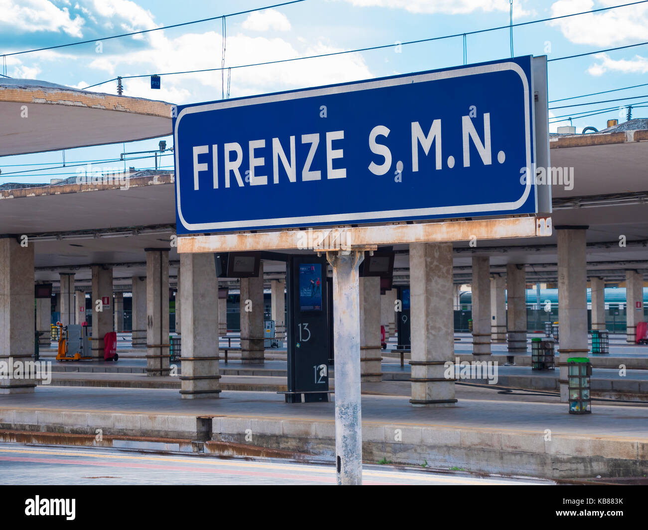 Florence central station train station Santa Maria Novella FLORENCE / TUSCANY ITALY