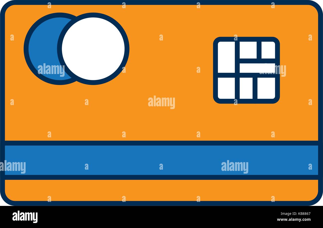 credit card icon over white background vector illustration Stock Vector ...