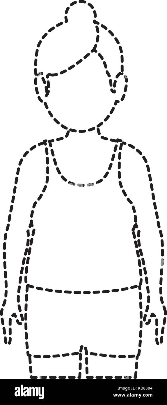fat woman in sport suit vector illustration design Stock Vector