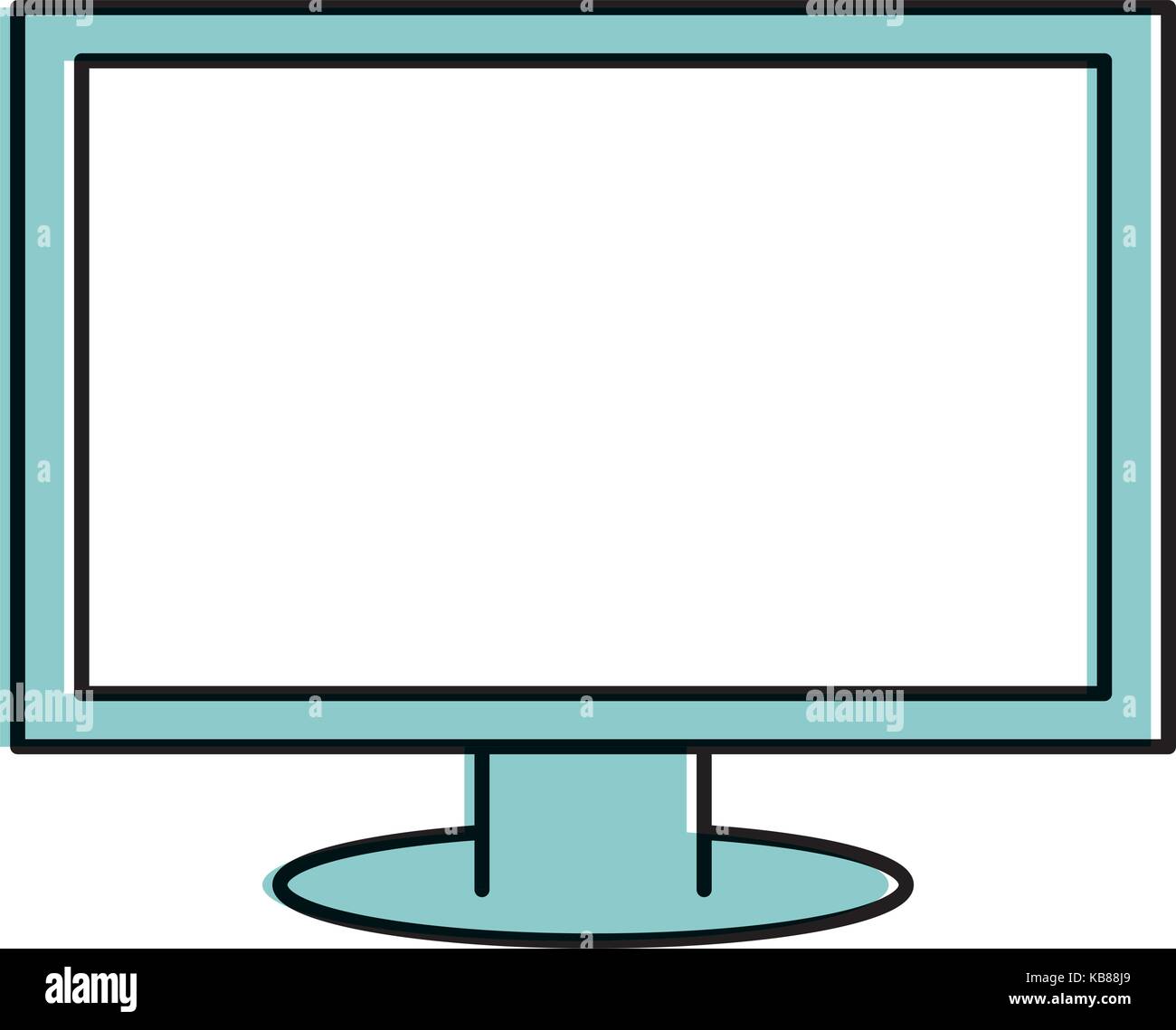 computer display isolated icon vector illustration design Stock Vector ...
