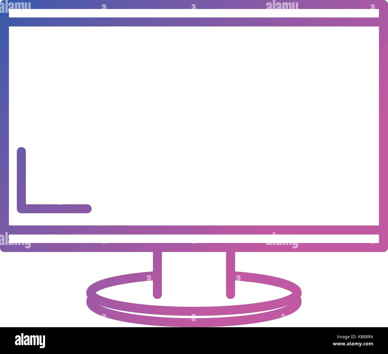 computer display isolated icon vector illustration design Stock Vector ...