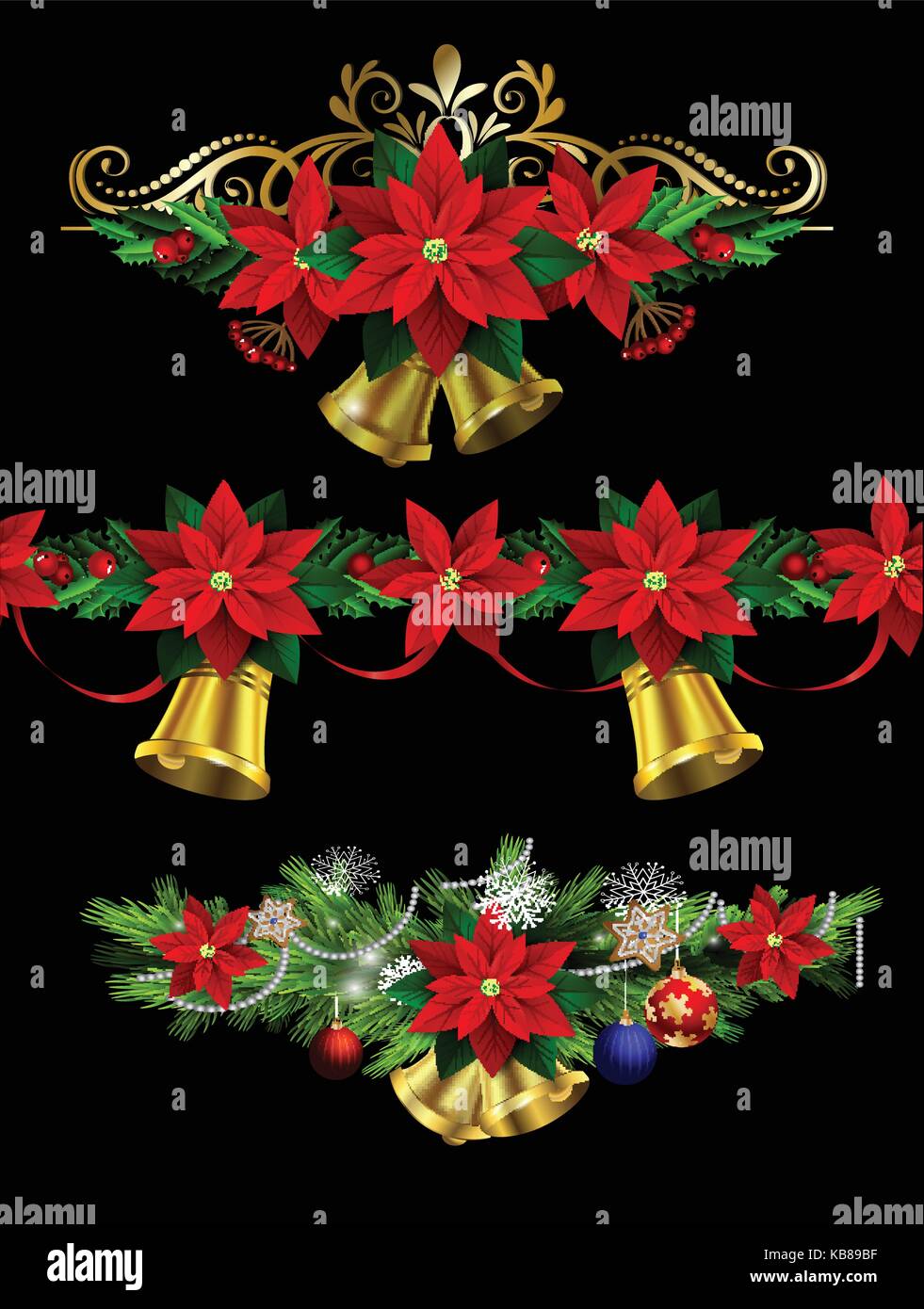 Christmas set elements for your designs Stock Vector Image & Art - Alamy