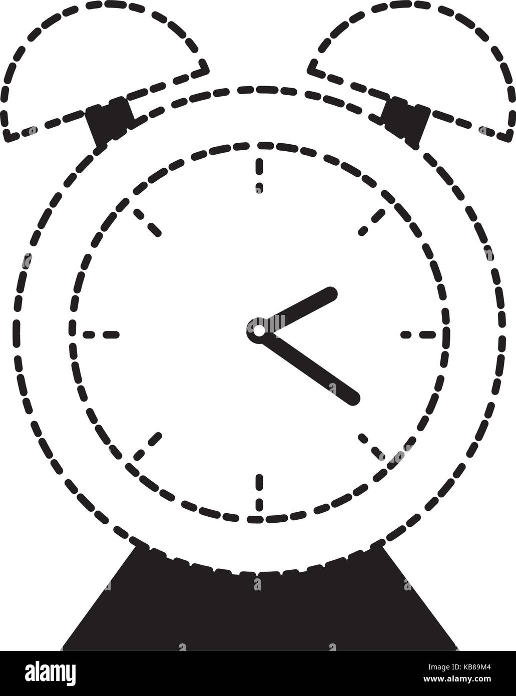 clock icon over white background vector illustration Stock Vector Image ...
