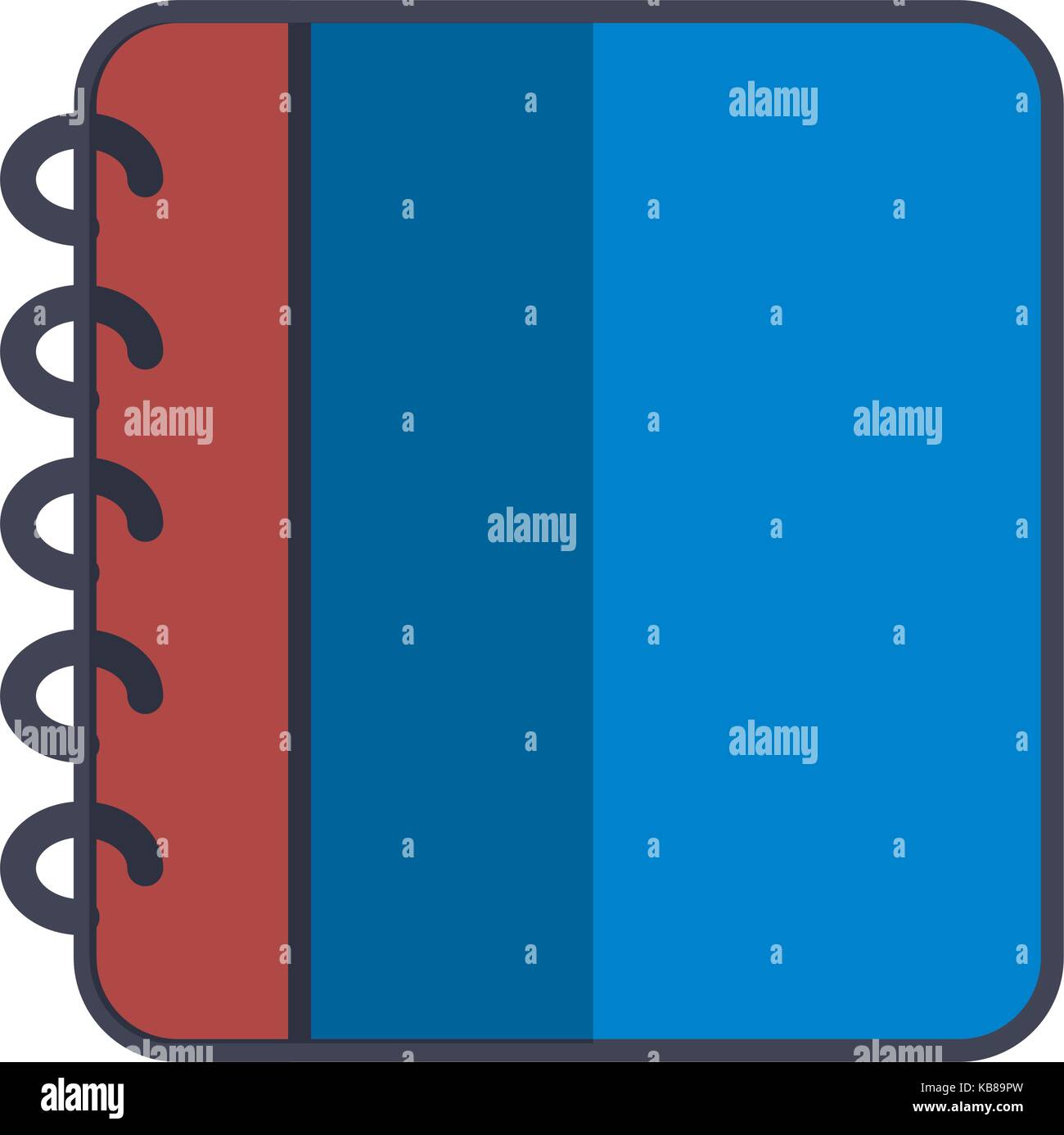notebook icon over white background vector illustration Stock Vector ...