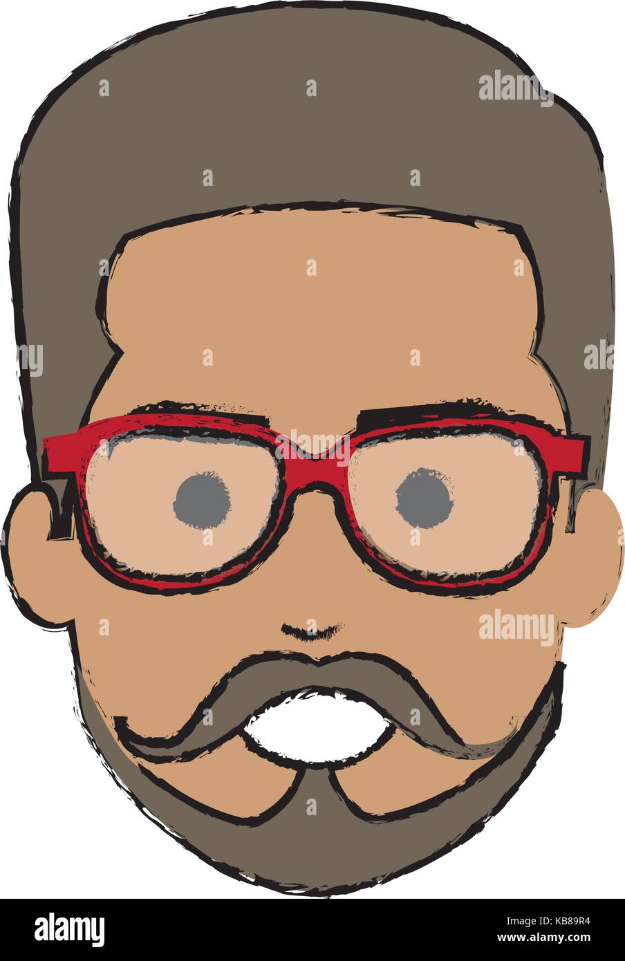 young man head avatar character Stock Vector Image & Art - Alamy