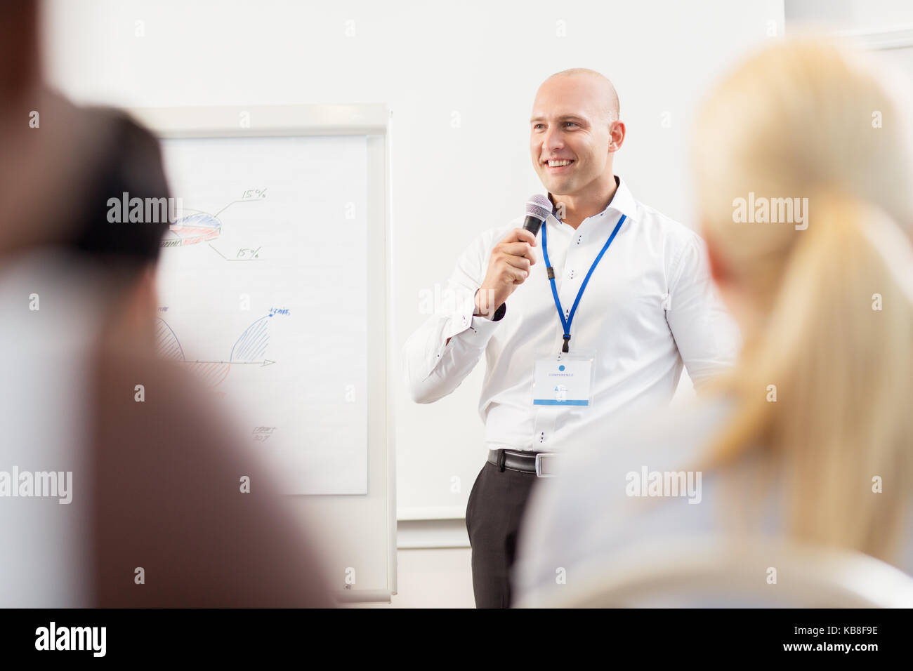 group of people at business conference  Stock Photo