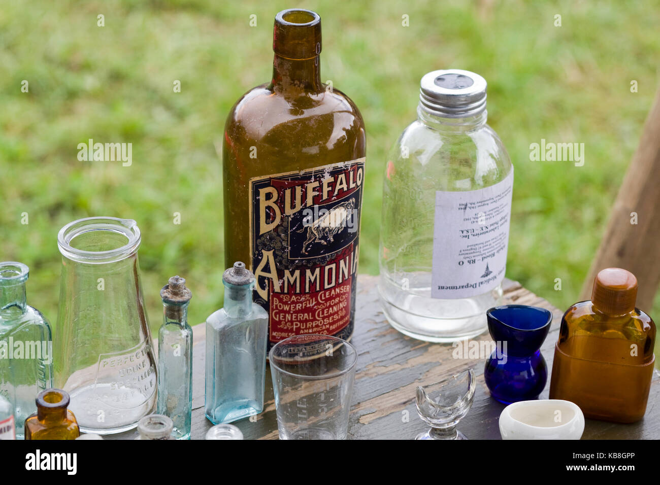Buffalo Ammonia bottle on a table Stock Photo