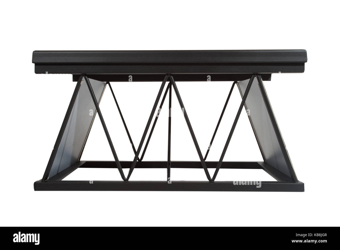 Industrial Work Bench Or A Bench You Might Find In A Shoe Store