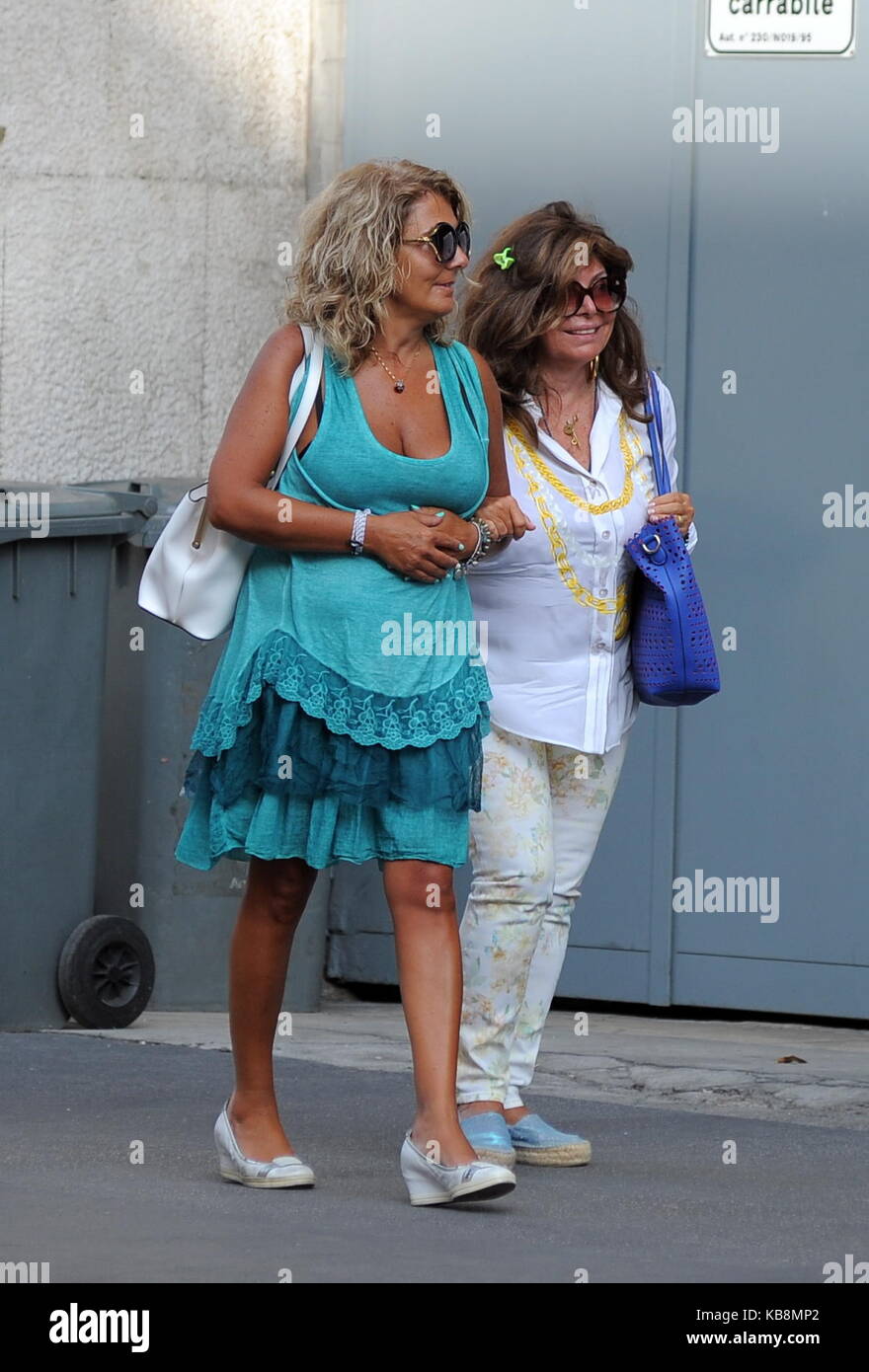Patrizia Reggiani seen out and about in Milan after returning from her ...