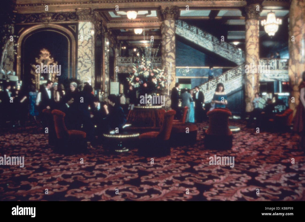 Hotel, USA 1983, Produktion: Aaron Spelling, Empfangshalle im St. Gregory Hotel in San Francisco, Lobby of the St. Gregory Hotel in San Francisco Stock Photo