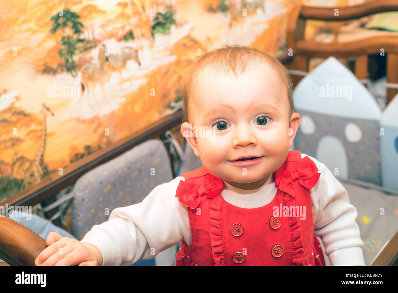 Happy baby smiling Stock Photo - Alamy
