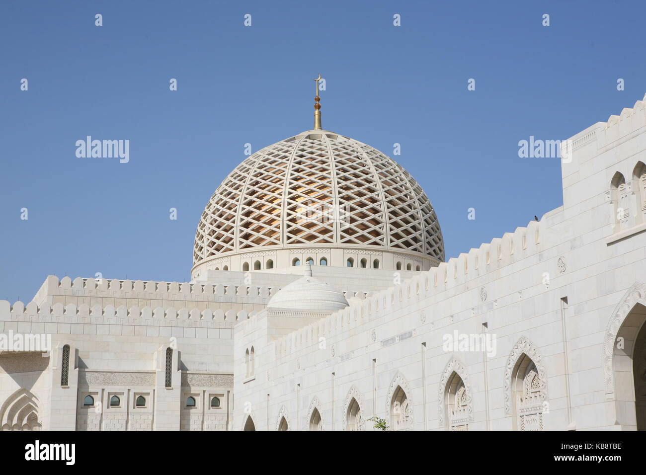 qaboos grand mosque - Oman - Muskat Stock Photo