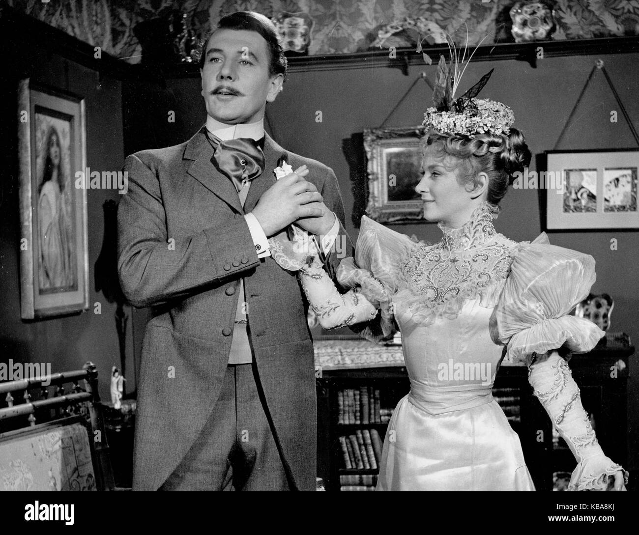 The Importance of Being Earnest, aka: Ernst sein ist alles, Großbritannien 1952, Regie: Anthony Asquith, Darsteller: Michael Redgrave, Joan Greenwood Stock Photo