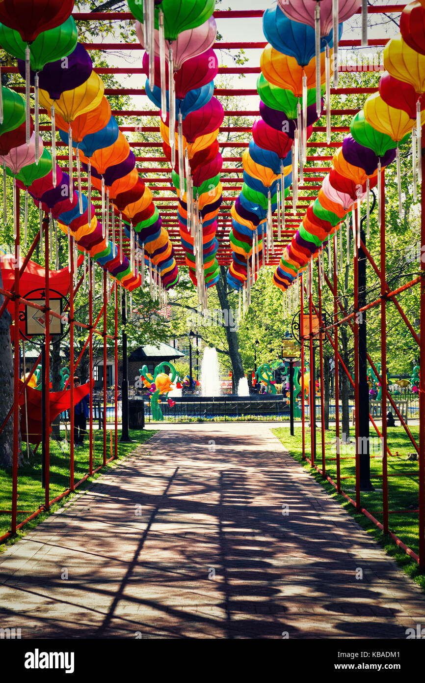 Chinese Lantern Festival, Franklin Square Stock Photo Alamy