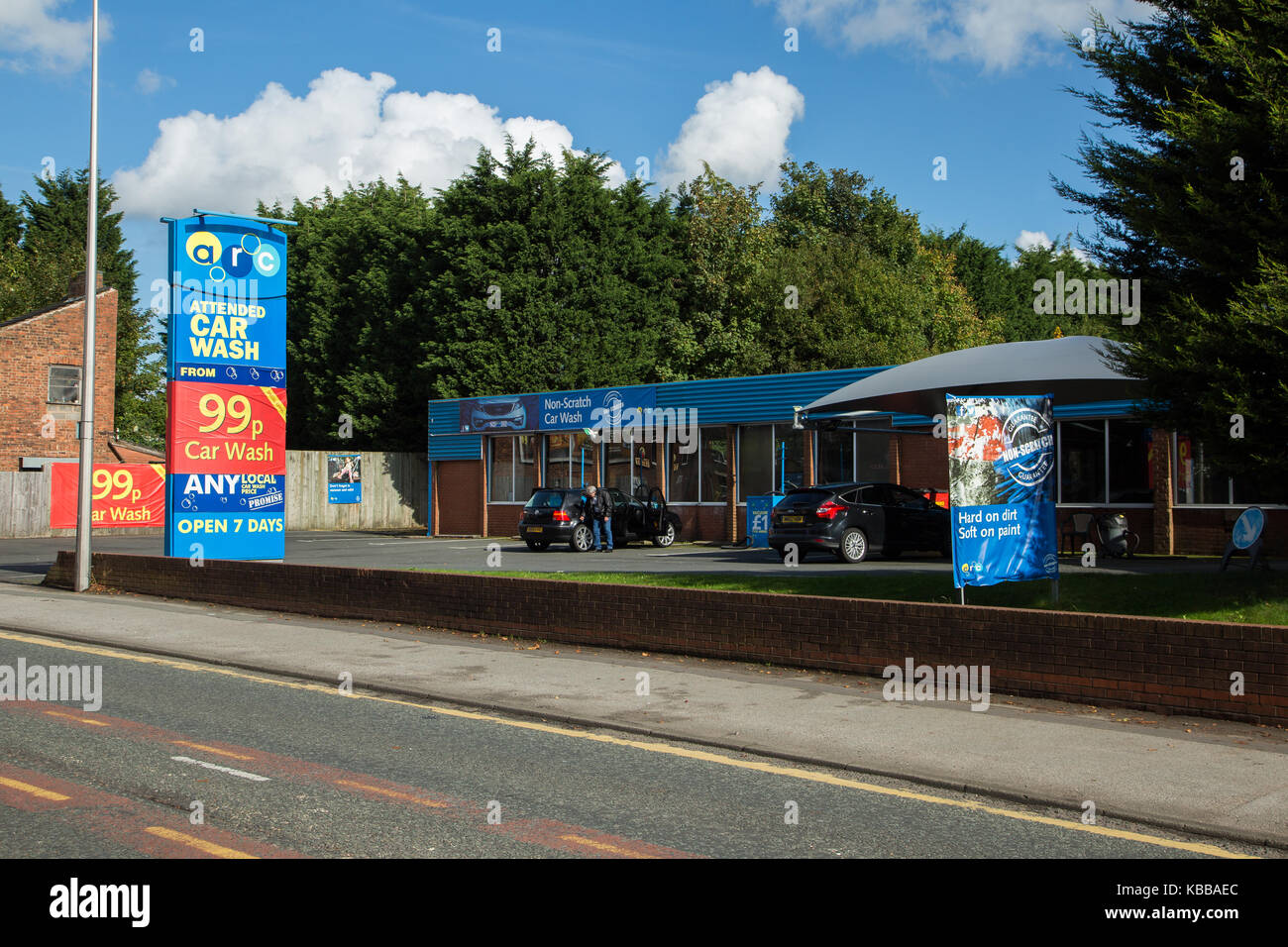 arc Car wash In Leigh, England, UK Stock Photo Alamy