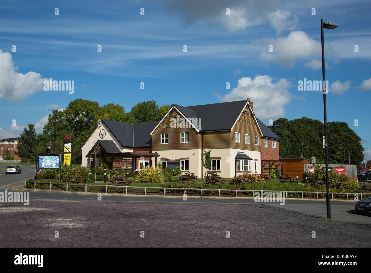 Whistling Wren Pub & Restaurant at LEigh Sports Village, Leigh, England, UK Stock Photo