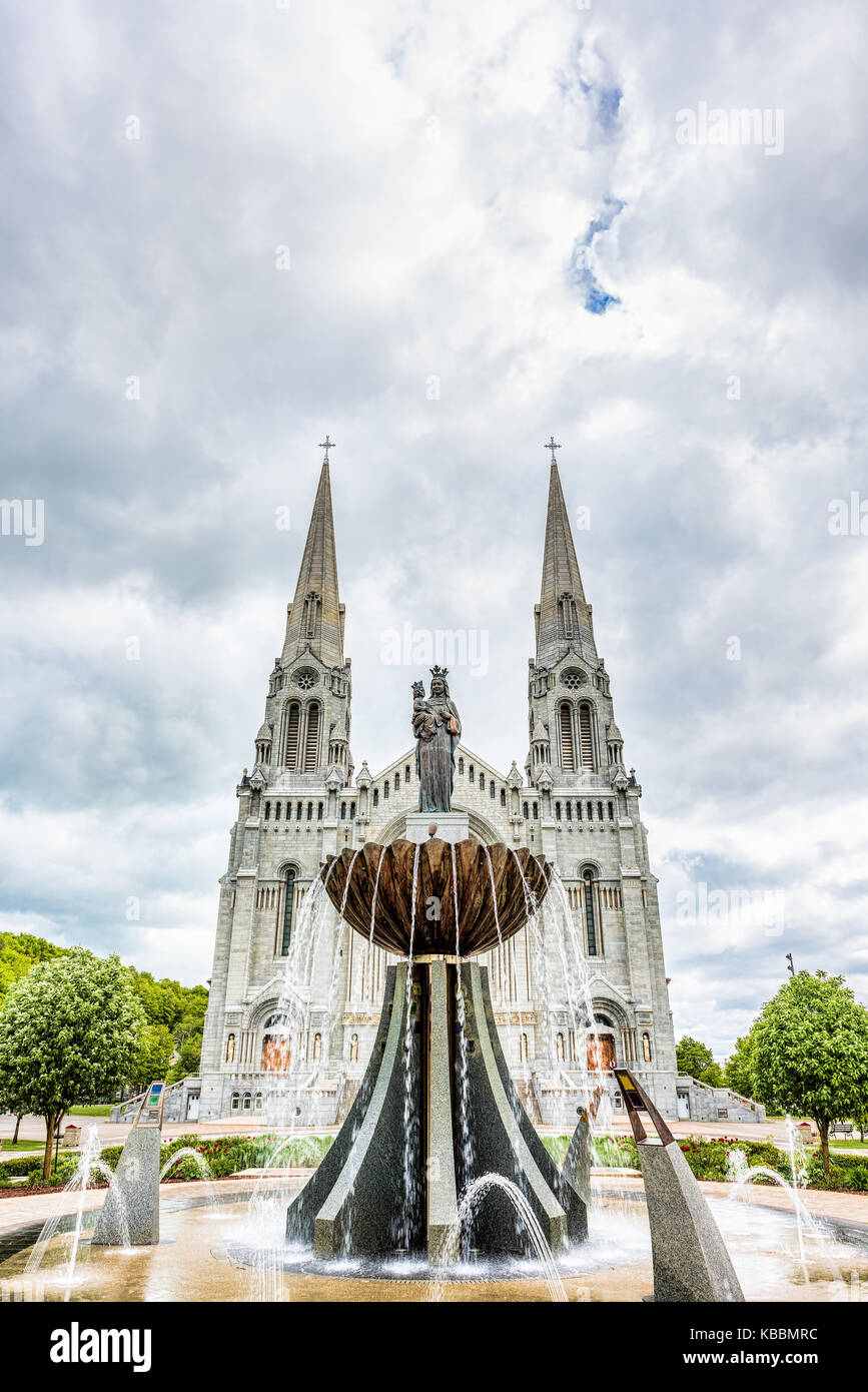 SainteAnnedeBeaupre, Canada June 2, 2017 Exterior stone