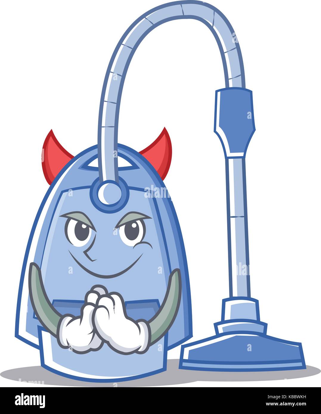 Devil vacuum cleaner character cartoon Stock Vector Image & Art - Alamy