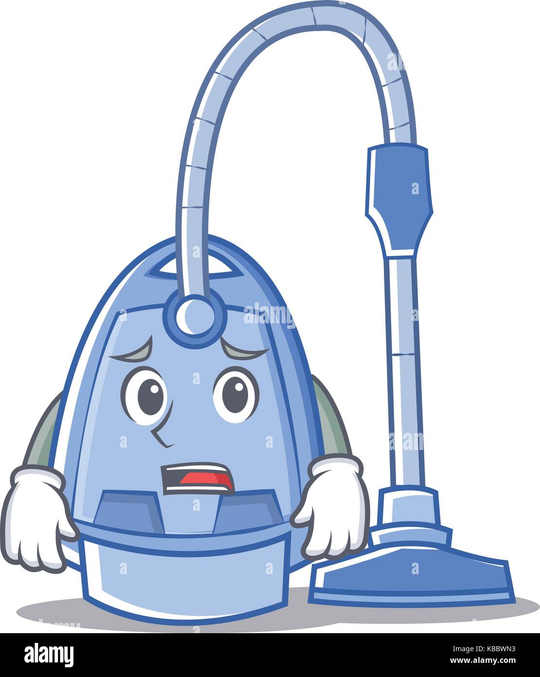 Afraid vacuum cleaner character cartoon Stock Vector Image & Art Alamy