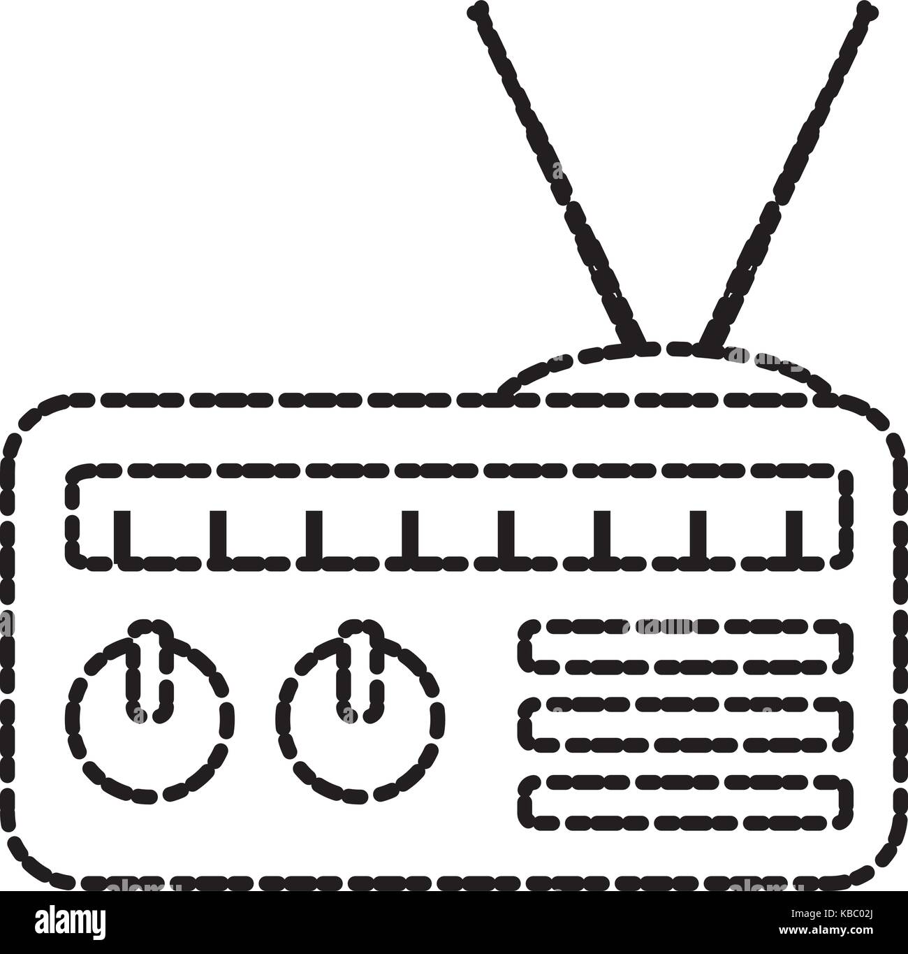 Old radio stereo Stock Vector Image & Art - Alamy