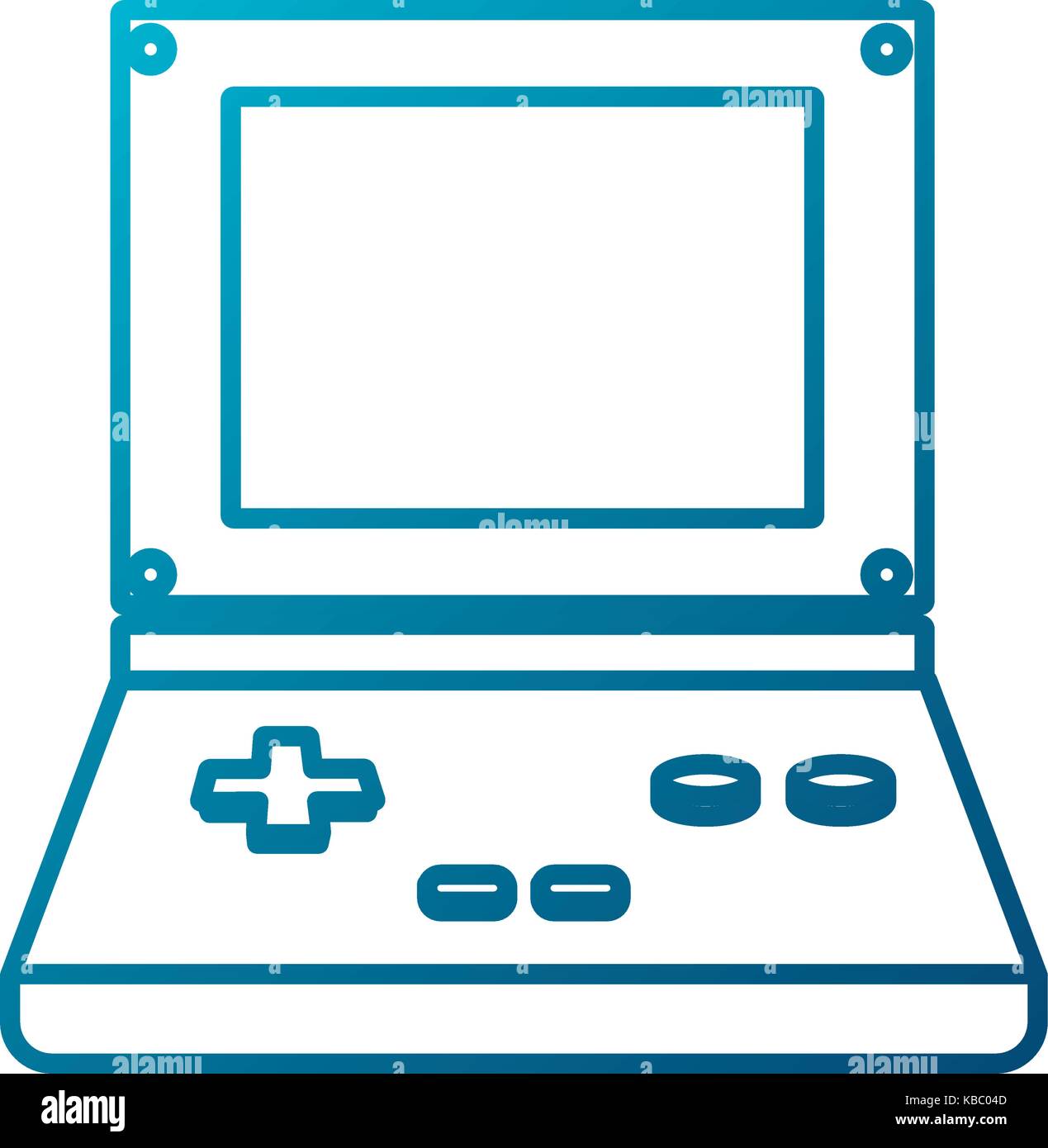 Portable videogame console Stock Vector Image & Art - Alamy